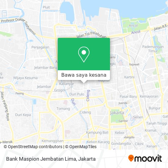 Peta Bank Maspion Jembatan Lima