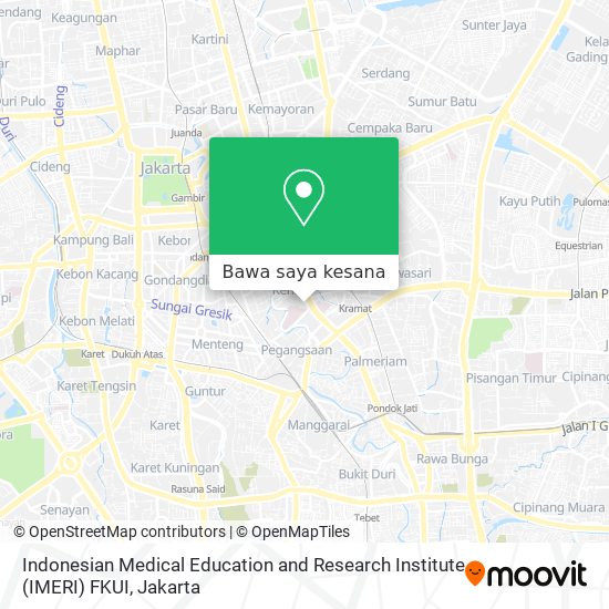 Peta Indonesian Medical Education and Research Institute (IMERI) FKUI