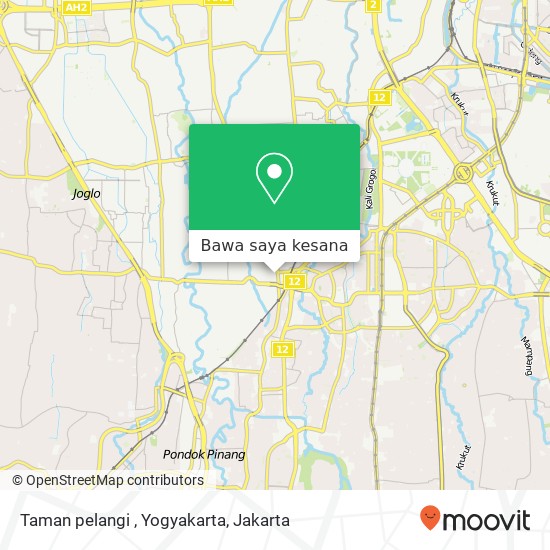 Peta Taman pelangi , Yogyakarta
