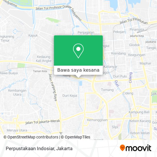 Peta Perpustakaan Indosiar