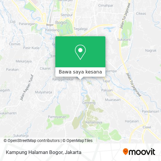 Peta Kampung Halaman Bogor