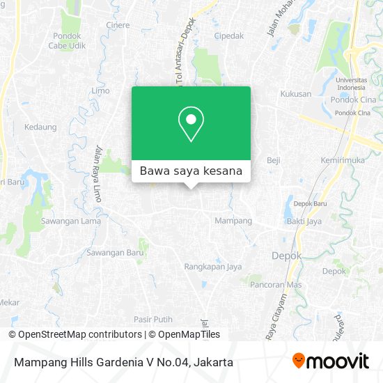 Peta Mampang Hills Gardenia V No.04