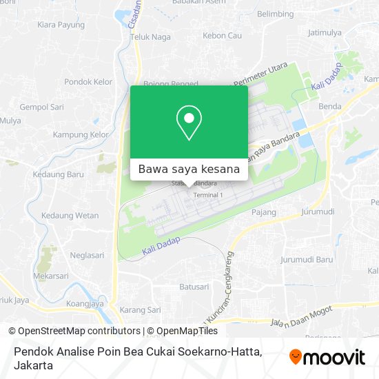 Peta Pendok Analise Poin Bea Cukai Soekarno-Hatta