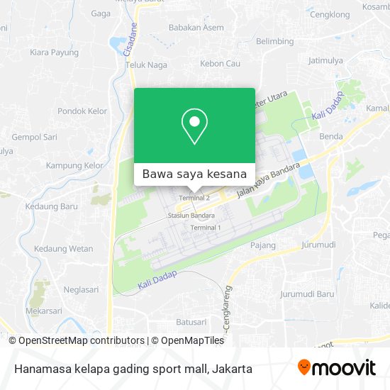 Peta Hanamasa kelapa gading sport mall