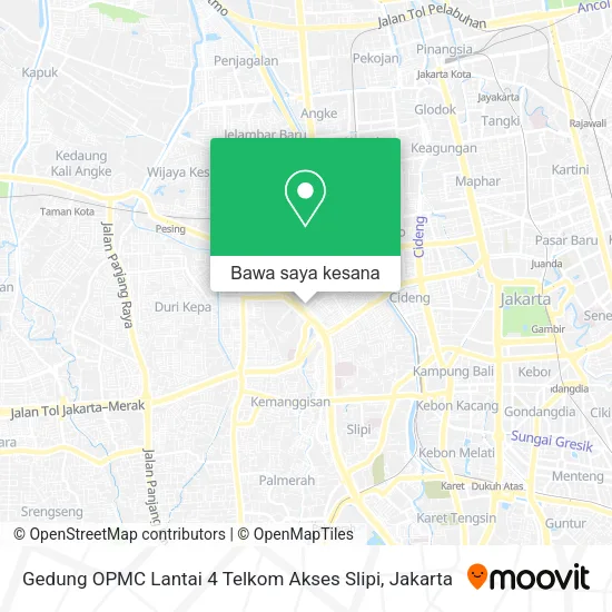 Peta Gedung OPMC Lantai 4 Telkom Akses Slipi