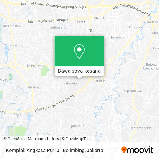 Peta Komplek Angkasa Puri Jl. Belimbing