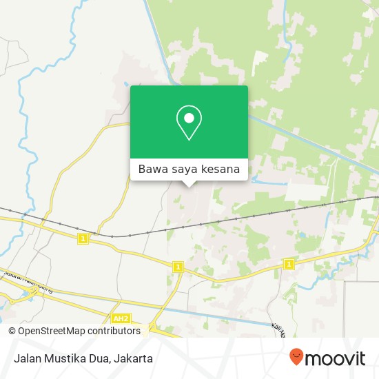 Peta Jalan Mustika Dua