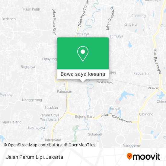 Peta Jalan Perum Lipi