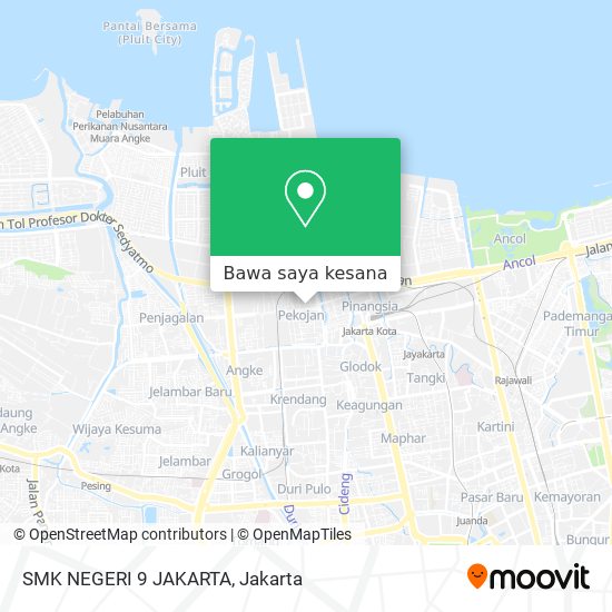 Peta SMK NEGERI 9 JAKARTA