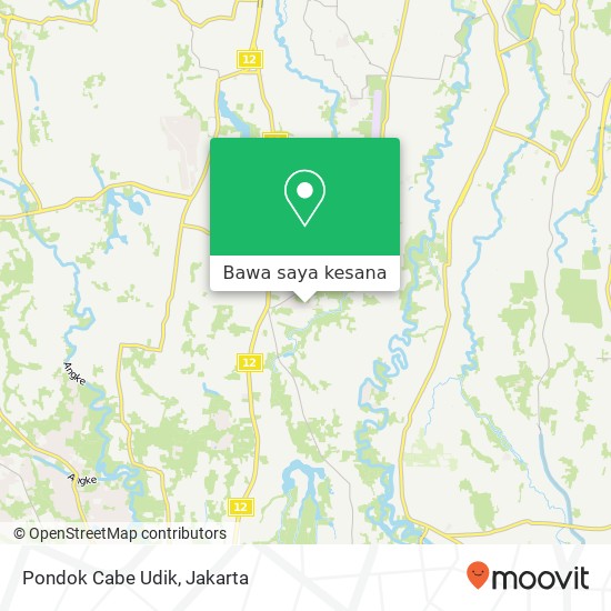 Peta Pondok Cabe Udik