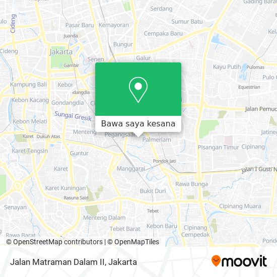 Peta Jalan Matraman Dalam II