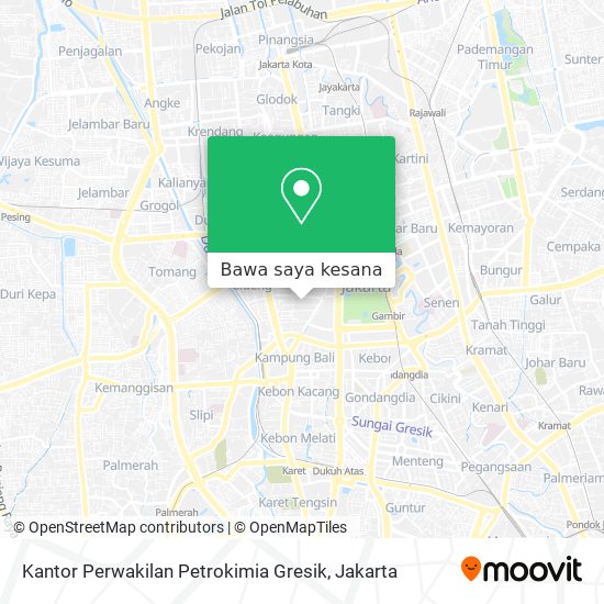 Peta Kantor Perwakilan Petrokimia Gresik