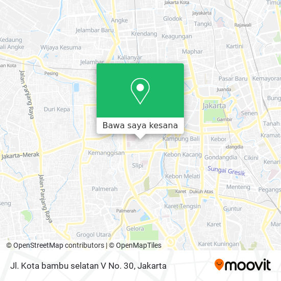 Peta Jl. Kota bambu selatan V No. 30