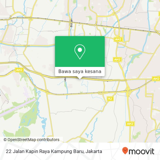 Peta 22 Jalan Kapin Raya Kampung Baru