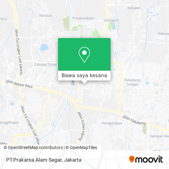 Peta PT.Prakarsa Alam Segar