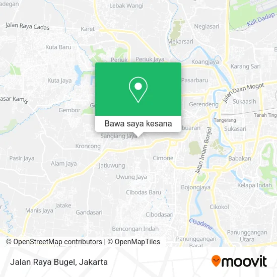 Peta Jalan Raya Bugel