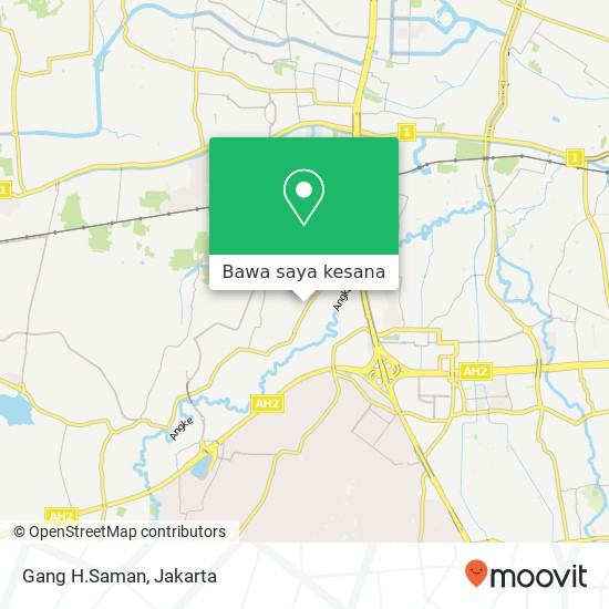 Peta Gang H.Saman