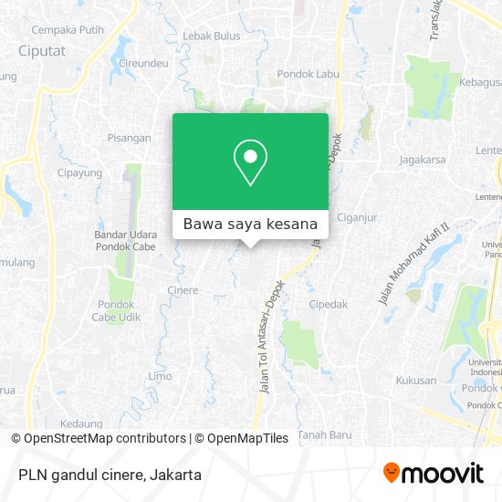 Peta PLN gandul cinere