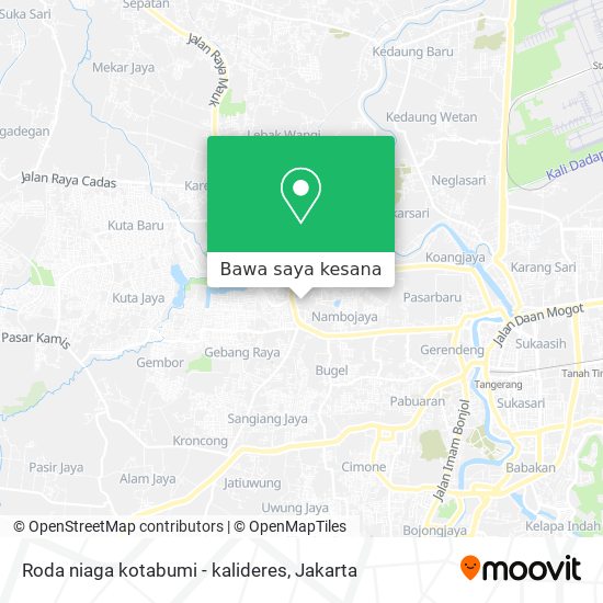 Peta Roda niaga kotabumi - kalideres