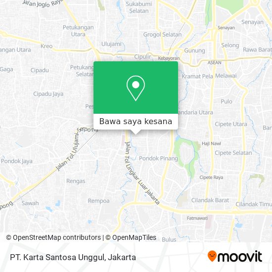 Peta PT. Karta Santosa Unggul