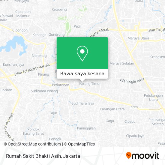 Peta Rumah Sakit Bhakti Asih