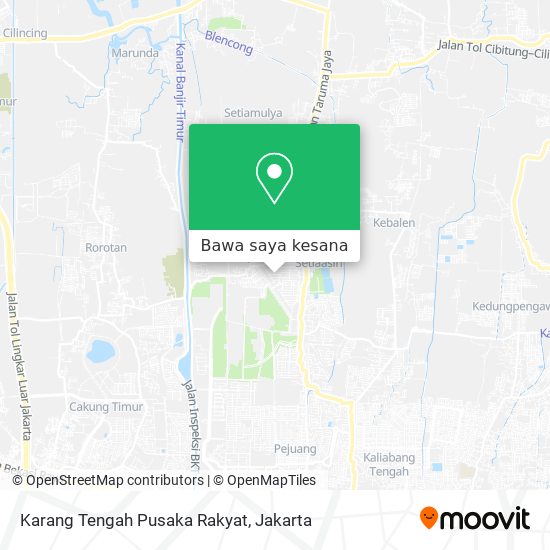 Peta Karang Tengah Pusaka Rakyat
