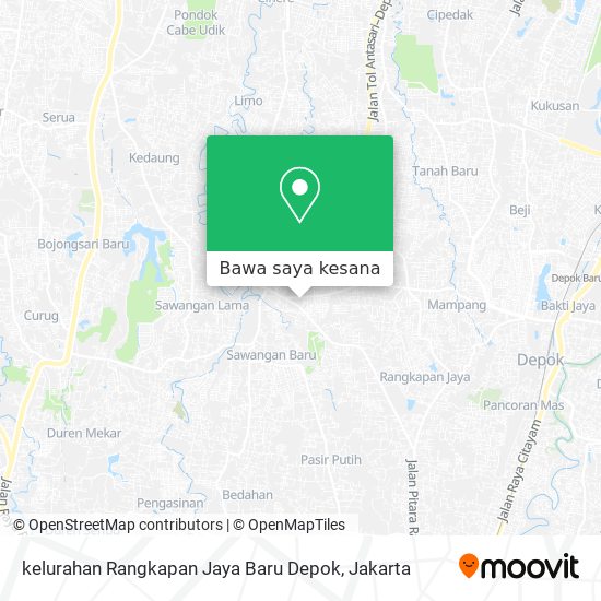 Peta kelurahan Rangkapan Jaya Baru Depok