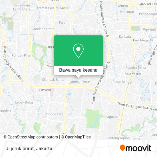 Peta Jl jeruk purut