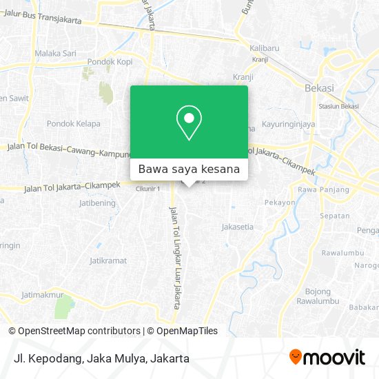 Peta Jl. Kepodang, Jaka Mulya