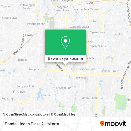 Peta Pondok Indah Plaza 2