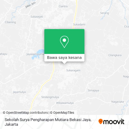 Peta Sekolah Surya Pengharapan Mutiara Bekasi Jaya