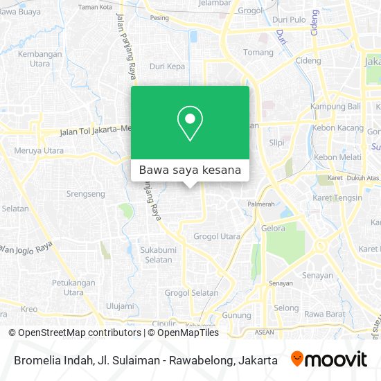 Peta Bromelia Indah, Jl. Sulaiman - Rawabelong