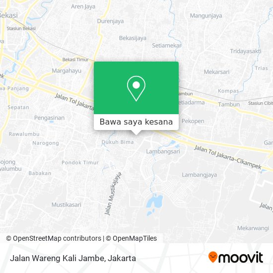 Peta Jalan Wareng Kali Jambe
