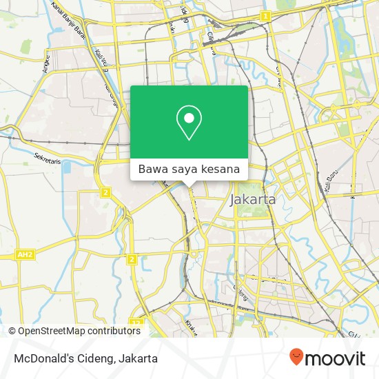 Peta McDonald's Cideng