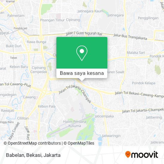 Peta Babelan, Bekasi