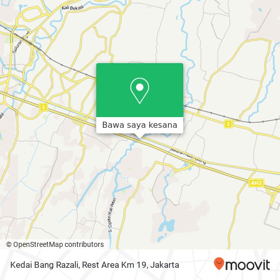 Peta Kedai Bang Razali, Rest Area Km 19