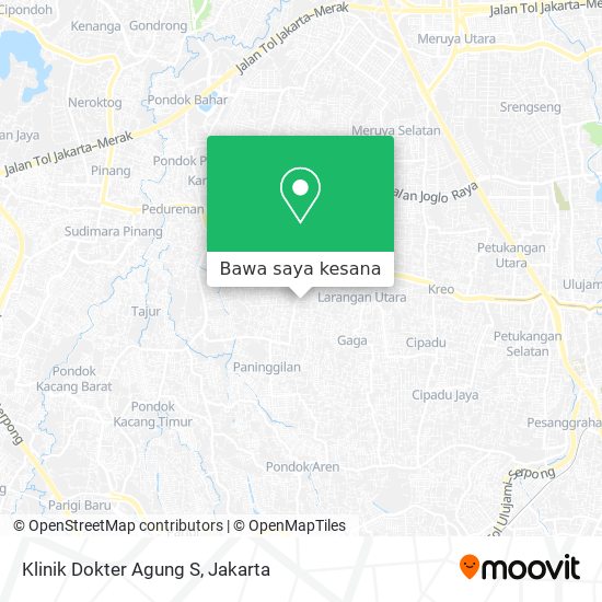Peta Klinik Dokter Agung S