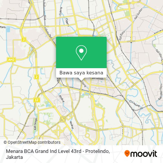 Peta Menara BCA Grand Ind Level 43rd - Protelindo