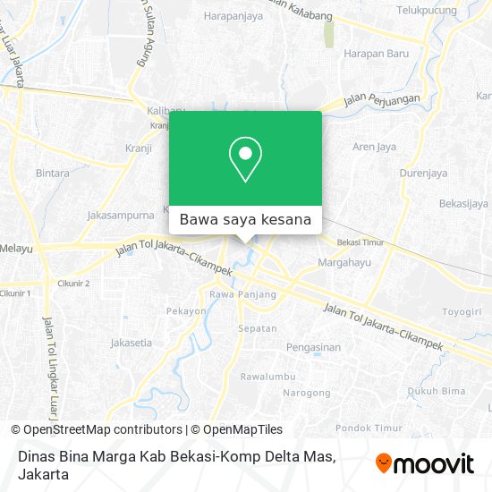 Peta Dinas Bina Marga Kab Bekasi-Komp Delta Mas