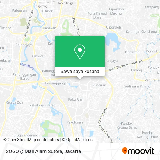 Peta SOGO @Mall Alam Sutera