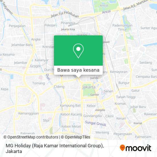 Peta MG Holiday (Raja Kamar International Group)