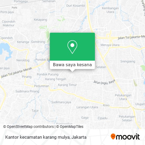 Peta Kantor kecamatan karang mulya