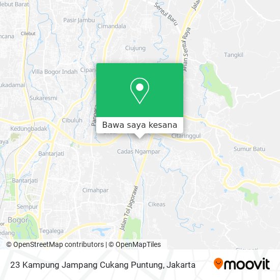 Peta 23 Kampung Jampang Cukang Puntung