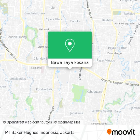 Peta PT Baker Hughes Indonesia