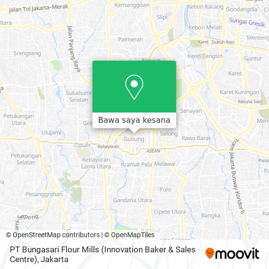 Peta PT Bungasari Flour Mills (Innovation Baker & Sales Centre)
