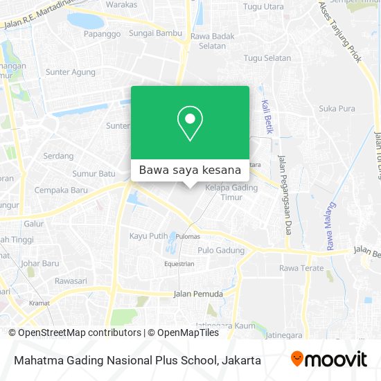 Peta Mahatma Gading Nasional Plus School