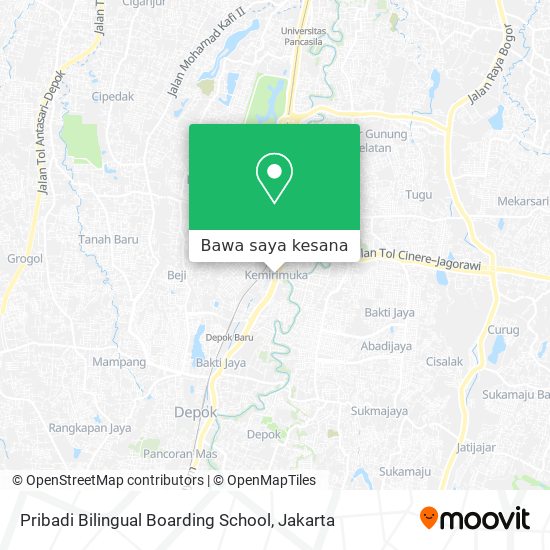 Peta Pribadi Bilingual Boarding School