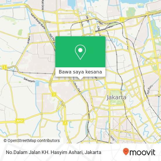 Peta No.Dalam Jalan KH. Hasyim Ashari