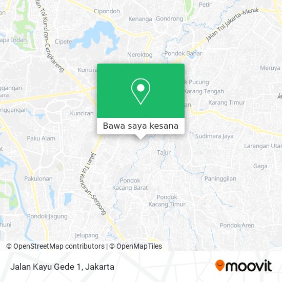 Peta Jalan Kayu Gede 1