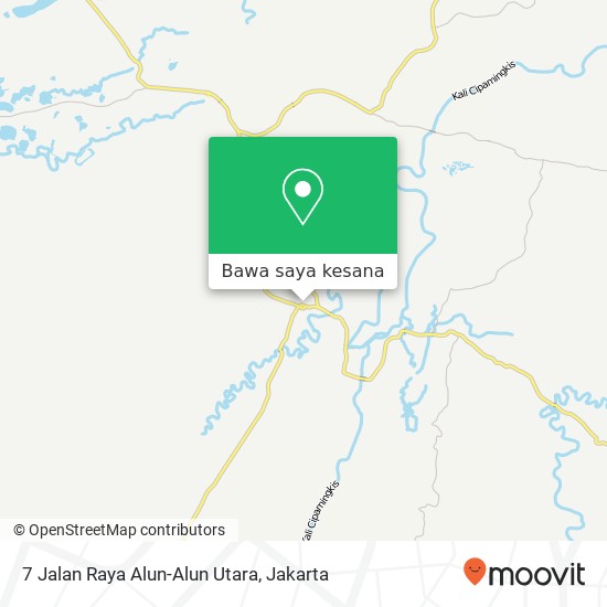 Peta 7 Jalan Raya Alun-Alun Utara